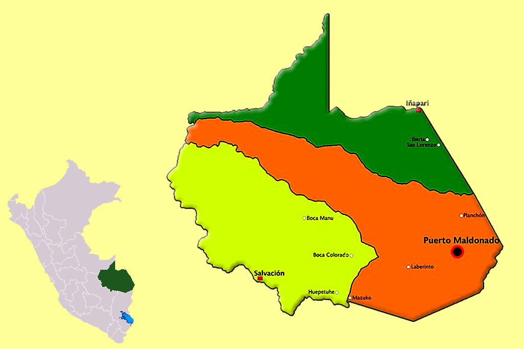 Las Provincias de Madre de Dios - Madre de Dios Madre de Dios